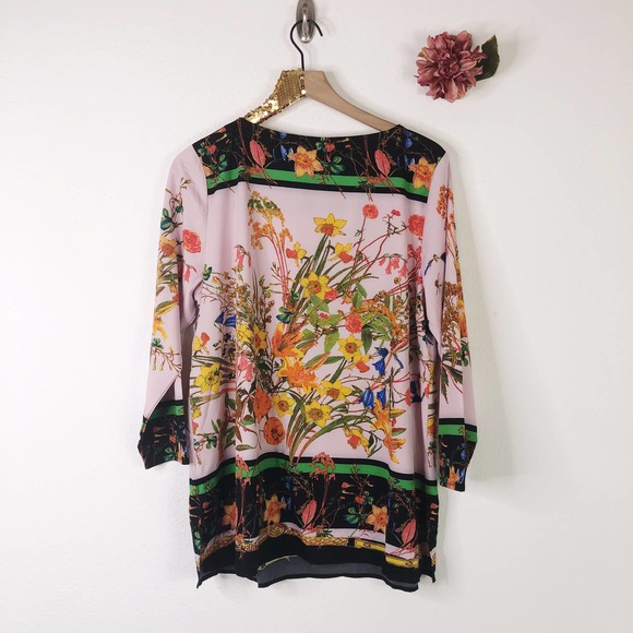 LINEA LOUIS DELL'OLIO Floral Blouse - Picture 3 of 6